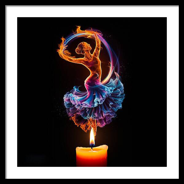 Ignite the Dance - Framed Print