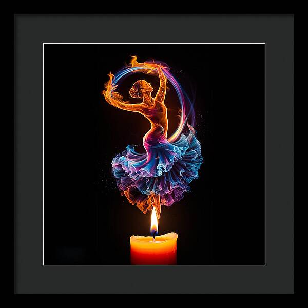 Ignite the Dance - Framed Print