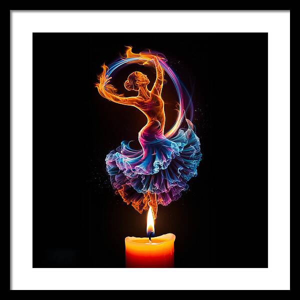 Ignite the Dance - Framed Print
