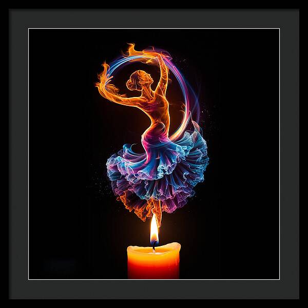 Ignite the Dance - Framed Print