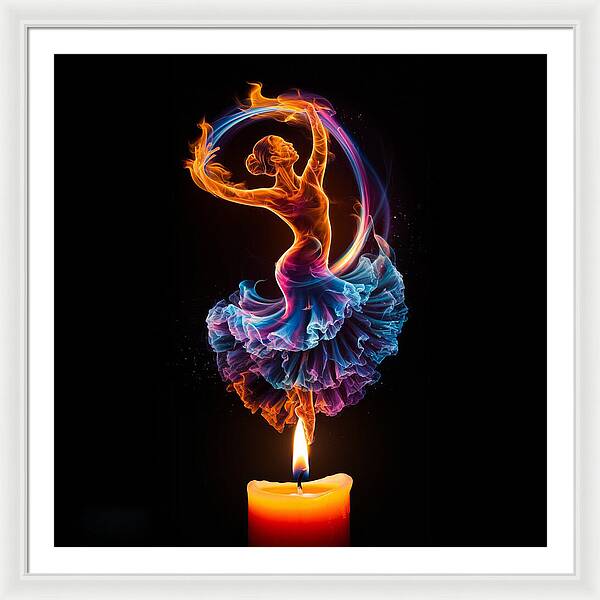 Ignite the Dance - Framed Print