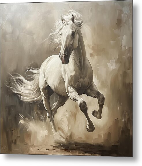Ivory Thunder - Metal Print