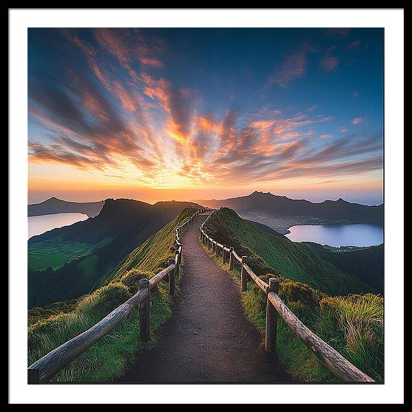 Journey of Light - Framed Print