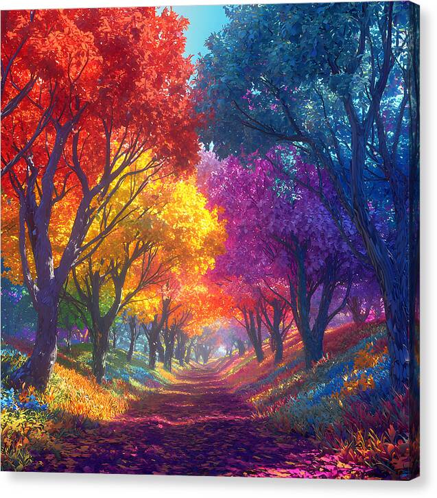 Journey Through Color - Canvas Print