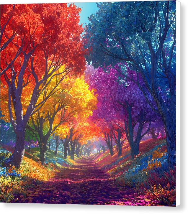 Journey Through Color - Canvas Print