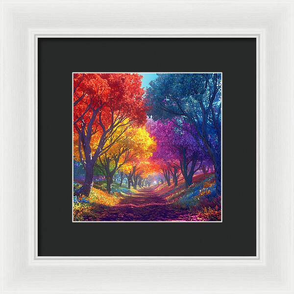 Journey Through Color - Framed Print