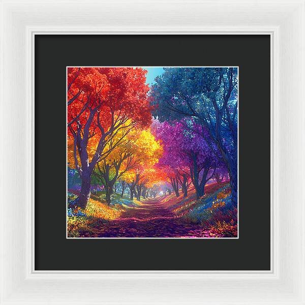Journey Through Color - Framed Print