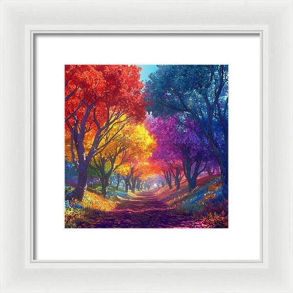 Journey Through Color - Framed Print