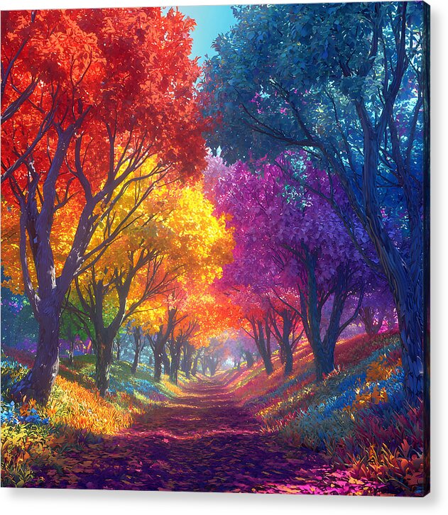 Journey Through Color - Acrylic Print
