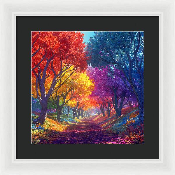 Journey Through Color - Framed Print