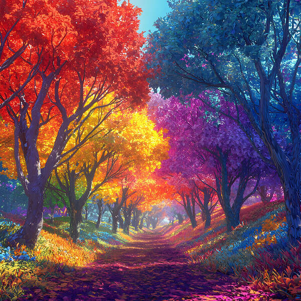 Journey Through Color - Art Print