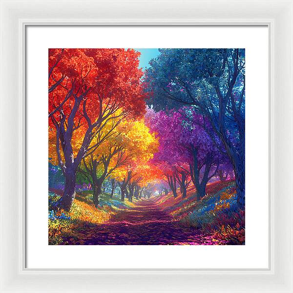 Journey Through Color - Framed Print