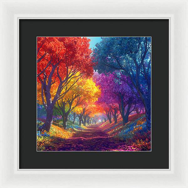 Journey Through Color - Framed Print