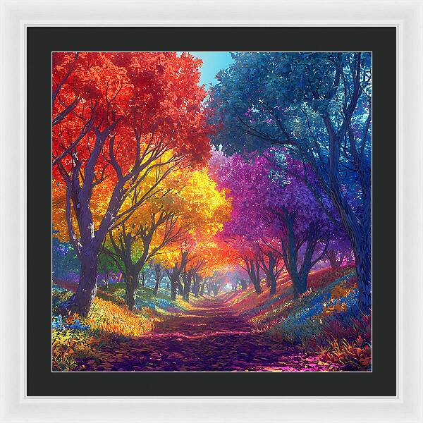 Journey Through Color - Framed Print