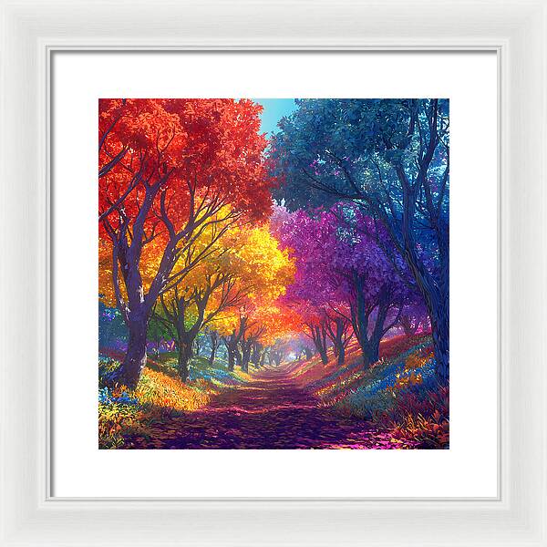 Journey Through Color - Framed Print