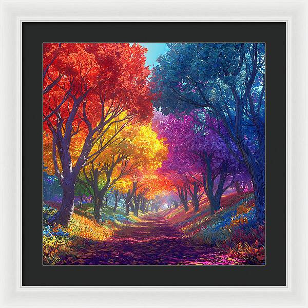 Journey Through Color - Framed Print