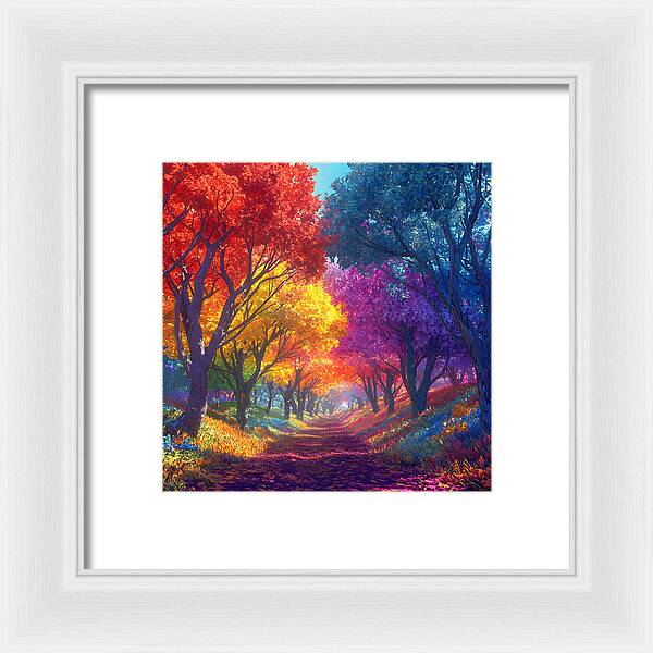 Journey Through Color - Framed Print