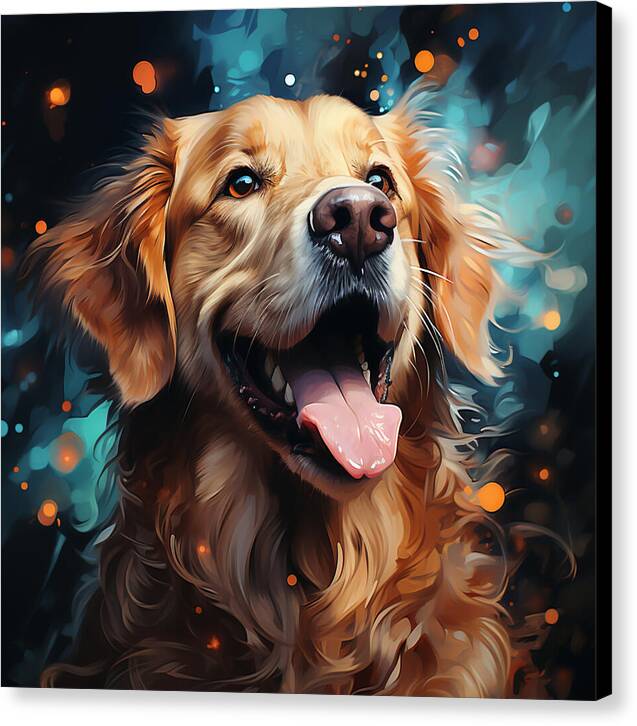 Joyful Retrieval - Canvas Print
