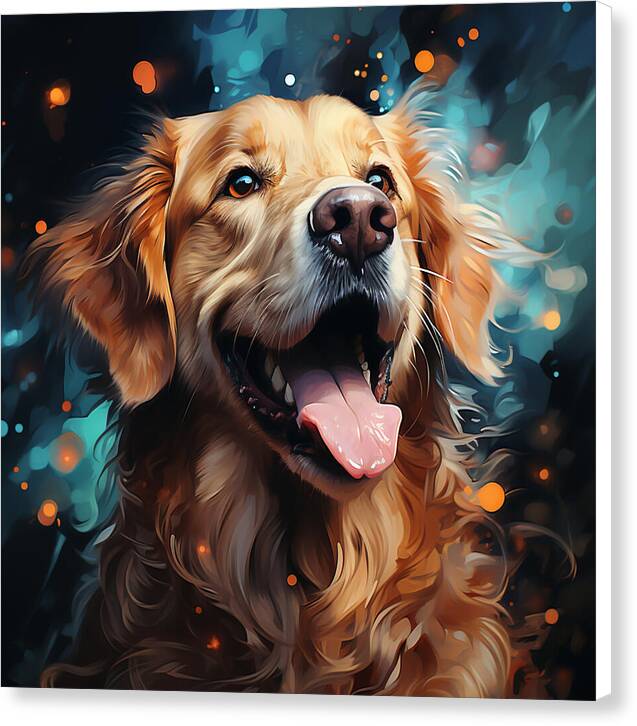 Joyful Retrieval - Canvas Print