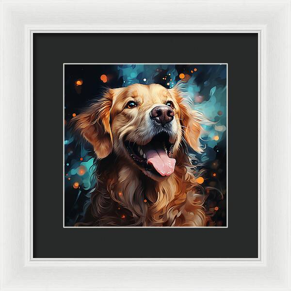 Joyful Retrieval - Framed Print