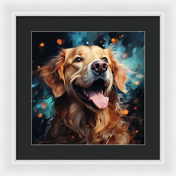 Joyful Retrieval - Framed Print