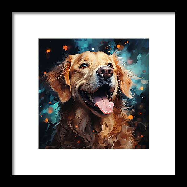 Joyful Retrieval - Framed Print