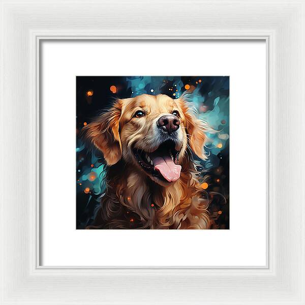 Joyful Retrieval - Framed Print