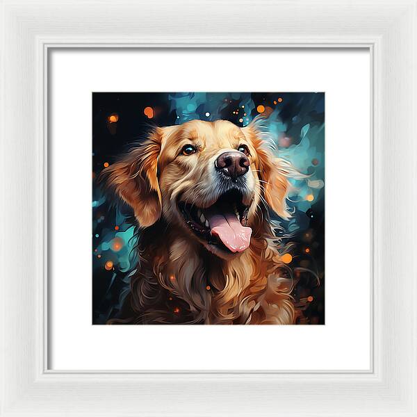 Joyful Retrieval - Framed Print