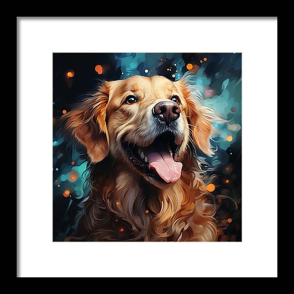 Joyful Retrieval - Framed Print