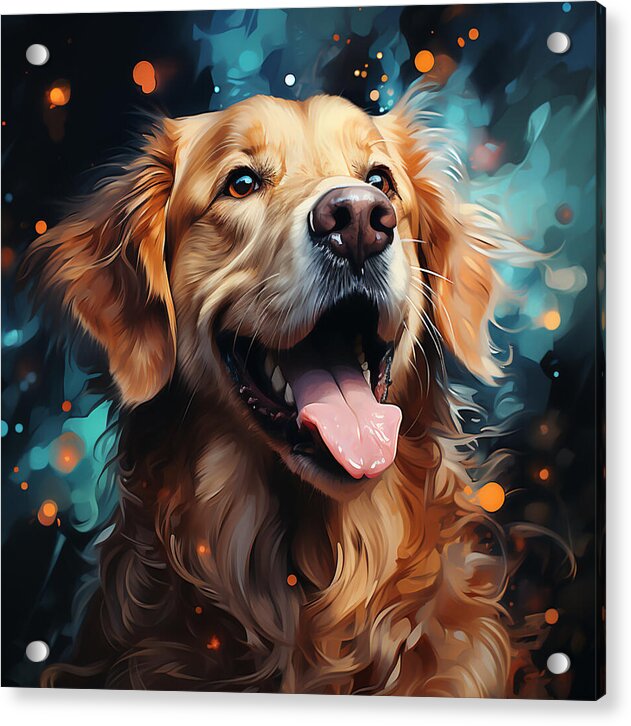 Joyful Retrieval - Acrylic Print