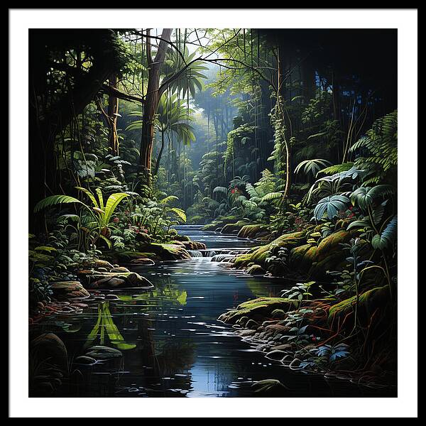 Jungle Flow - Framed Print