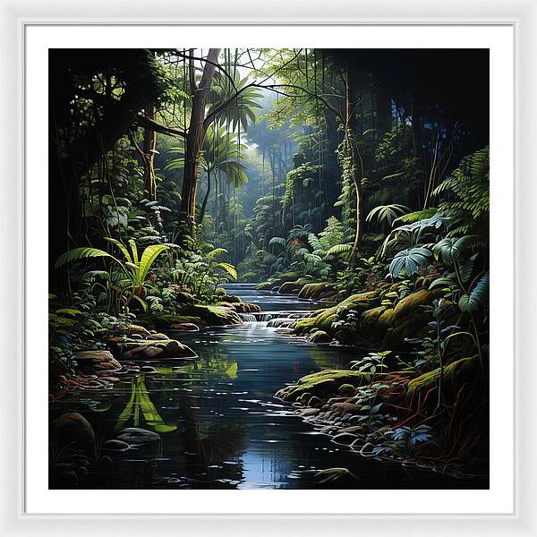 Jungle Flow - Framed Print