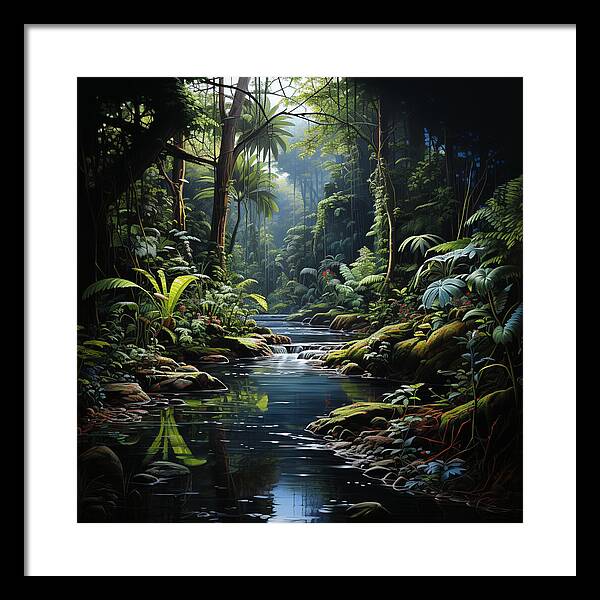 Jungle Flow - Framed Print