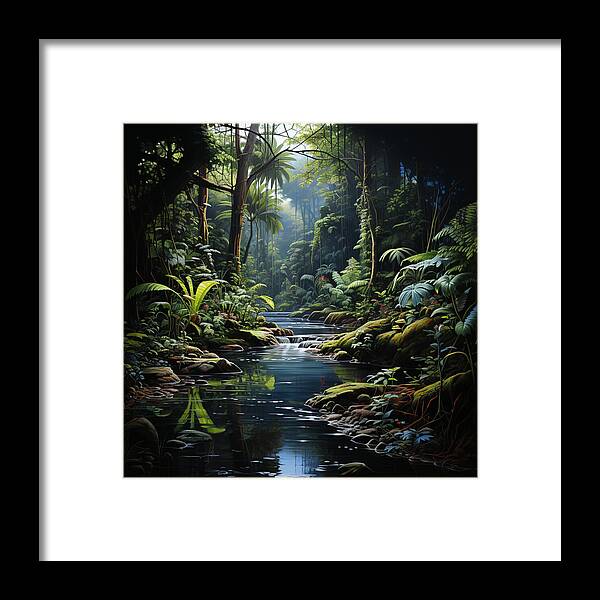 Jungle Flow - Framed Print