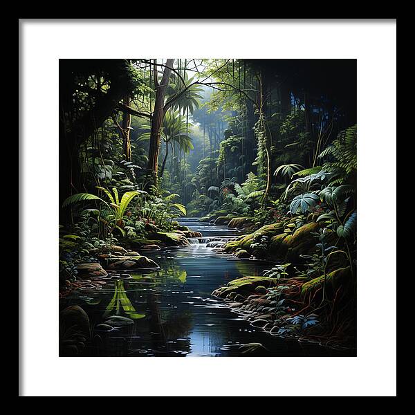 Jungle Flow - Framed Print