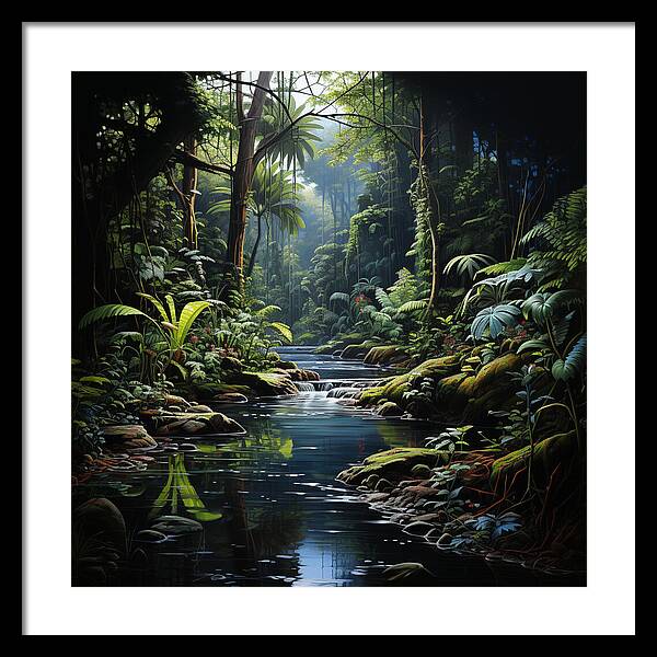 Jungle Flow - Framed Print