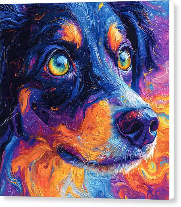K9 Kaleidoscope - Canvas Print