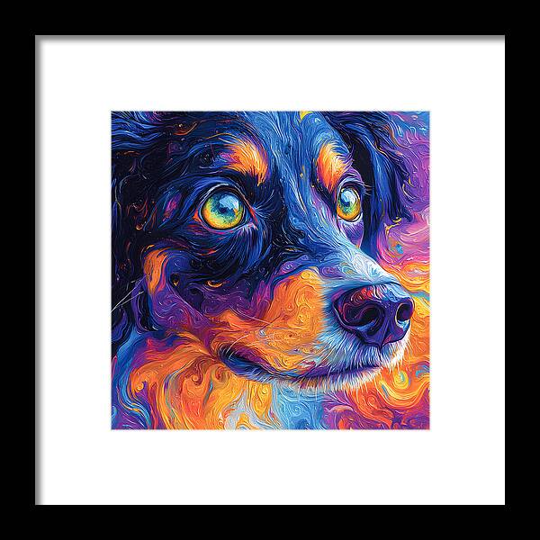 K9 Kaleidoscope - Framed Print