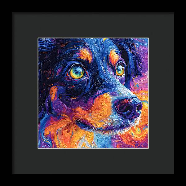 K9 Kaleidoscope - Framed Print