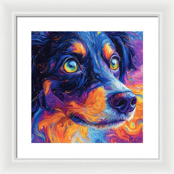 K9 Kaleidoscope - Framed Print