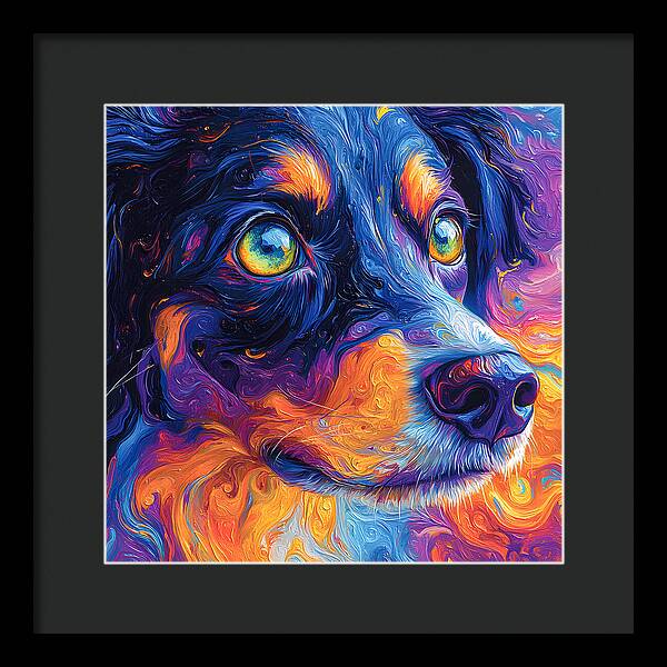 K9 Kaleidoscope - Framed Print