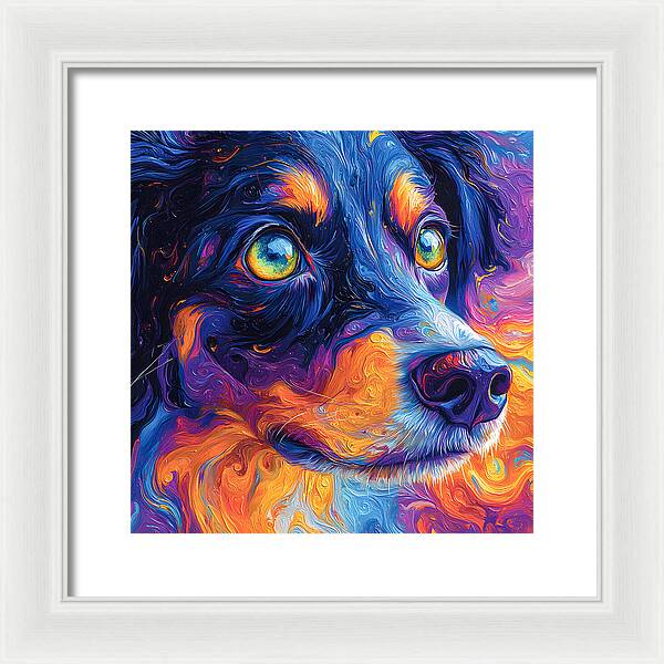 K9 Kaleidoscope - Framed Print