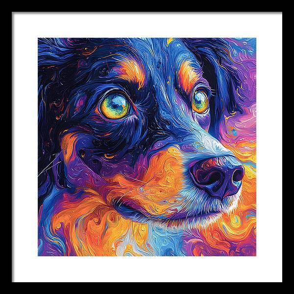 K9 Kaleidoscope - Framed Print