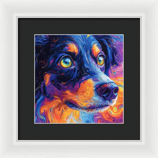 K9 Kaleidoscope - Framed Print
