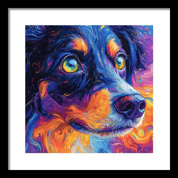 K9 Kaleidoscope - Framed Print