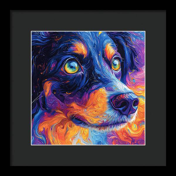 K9 Kaleidoscope - Framed Print