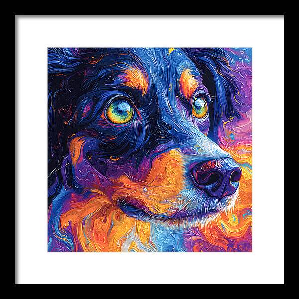 K9 Kaleidoscope - Framed Print