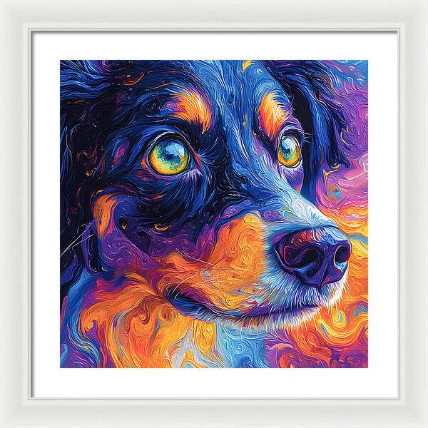 K9 Kaleidoscope - Framed Print