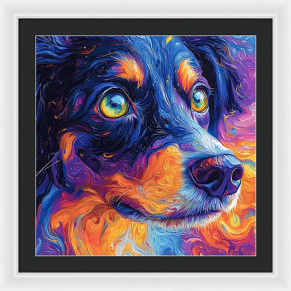 K9 Kaleidoscope - Framed Print