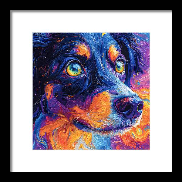 K9 Kaleidoscope - Framed Print